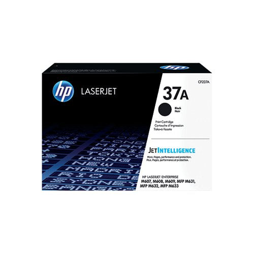 HP 37A ORIGINAL LASERJET TONER CARTRIDGE BLACK CF237A