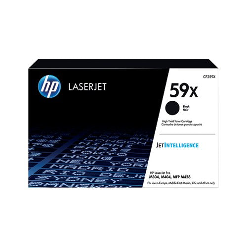 HP 59X ORIGINAL LASERJET TONER CARTRIDGE HIGH YIELD BLACK CF