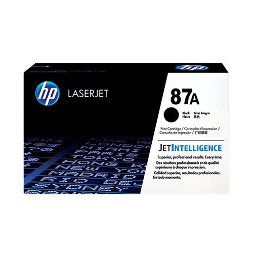 HP 87A ORIGINAL LASERJET TONER CARTRIDGE BLACK CF287A