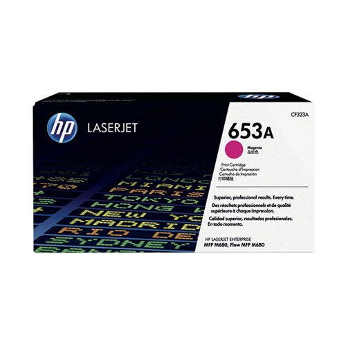 HP 653A ORIGINAL LASERJET TONER CARTRIDGE MAGENTA CF323A