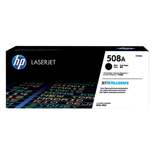 HP 508A ORIGINAL LASERJET TONER CARTRIDGE BLACK CF360A