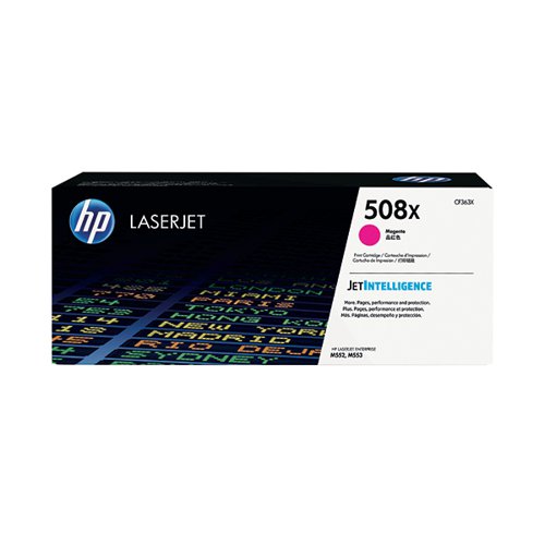 HP 508X ORIGINAL LASERJET TONER CARTRIDGE HIGH YIELD MAGENTA