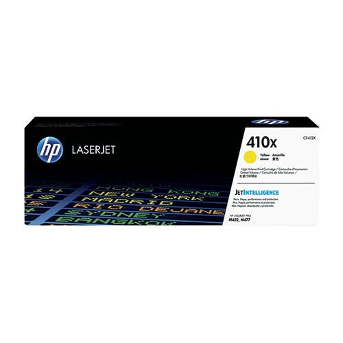 HP 410X ORIGINAL LASERJET TONER CARTRIDGE HIGH YIELD YELLOW