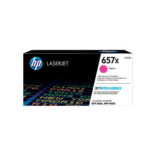 HP 657X ORIGINAL LASERJET TONER CARTRIDGE HIGH YIELD MAGENTA