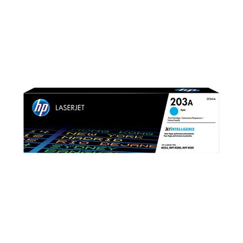 HP 203A ORIGINAL LASERJET TONER CARTRIDGE CYAN CF541A