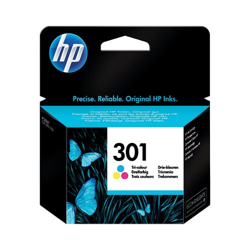 HP 301 ORIGINAL INK CARTRIDGE 3-ML TRI-COLOR CH562EE
