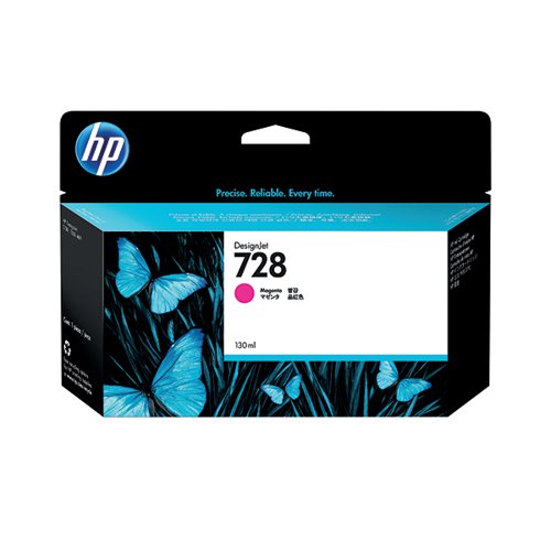 HP 728 DESIGNJET INK CARTRIDGE 130-ML MAGENTA F9J66A
