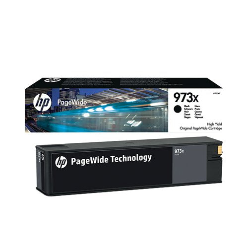 HP 973X ORIGINAL PAGEWIDE CARTRIDGE HIGH YIELD BLACK L0S07AE