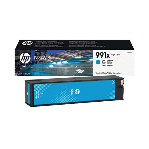 HP 991X ORIGINAL PAGEWIDE CARTRIDGE HIGH YIELD CYAN M0J90AE