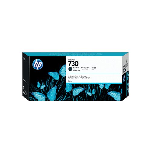 HP 730 DESIGNJET INK CARTRIDGE 300-ML MATTE BLACK P2V71A