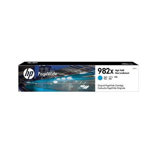 HP 982X ORIGINAL PAGEWIDE CARTRIDGE HIGH YIELD CYAN T0B27A