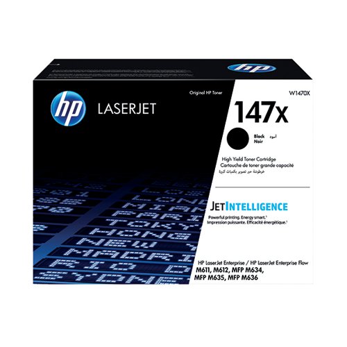 HP 147X ORIGINAL LASERJET TONER CARTRIDGE HIGH YIELD BLACK W