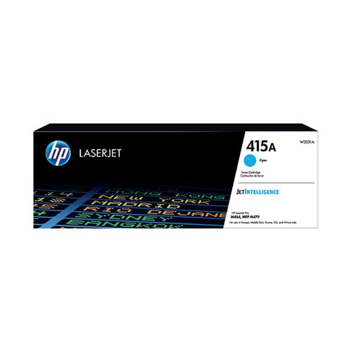 HP 415A ORIGINAL LASERJET TONER CARTRIDGE CYAN W2031A