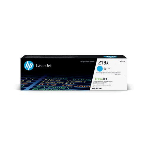 HP 219A ORIGINAL LASERJET TONER CARTRIDGE CYAN W2191A