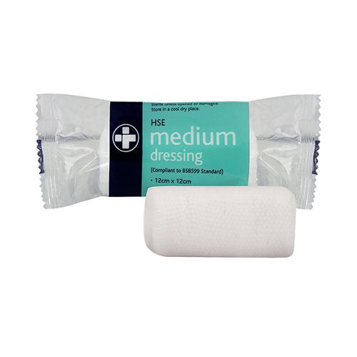 RELIANCE HSE STERILE DRESSING 120 X 120MM MEDIUM (10 PACK) 3