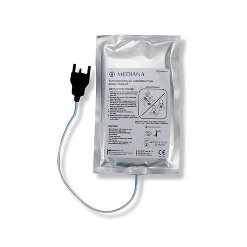 MEDIANA A15 REPLACEMENT DEFIBRILLATION PADS 1 SET ADULT/PAED
