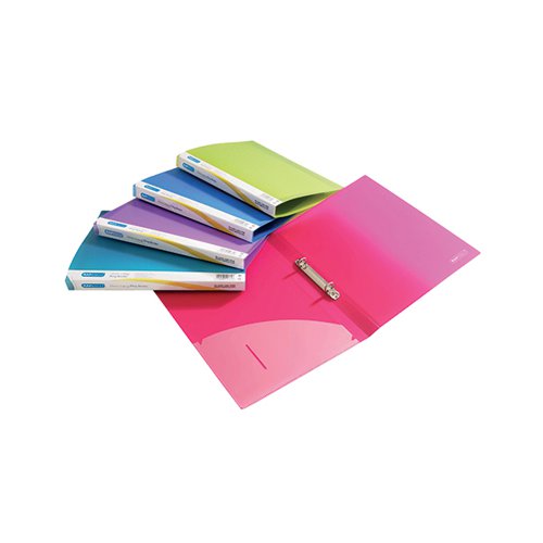 RAPESCO 15MM RING BINDER A4 ASSORTED (10 PACK) 0799