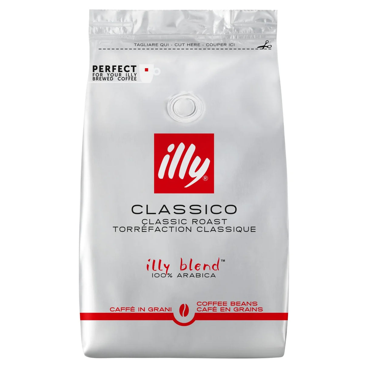 ILLY CLASSICO COFFEE BEANS 500G BAG
