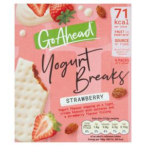 GO AHEAD FRUIT & OAT BAKES STRAWBERRY BISCUIT BARS (35g) x 6