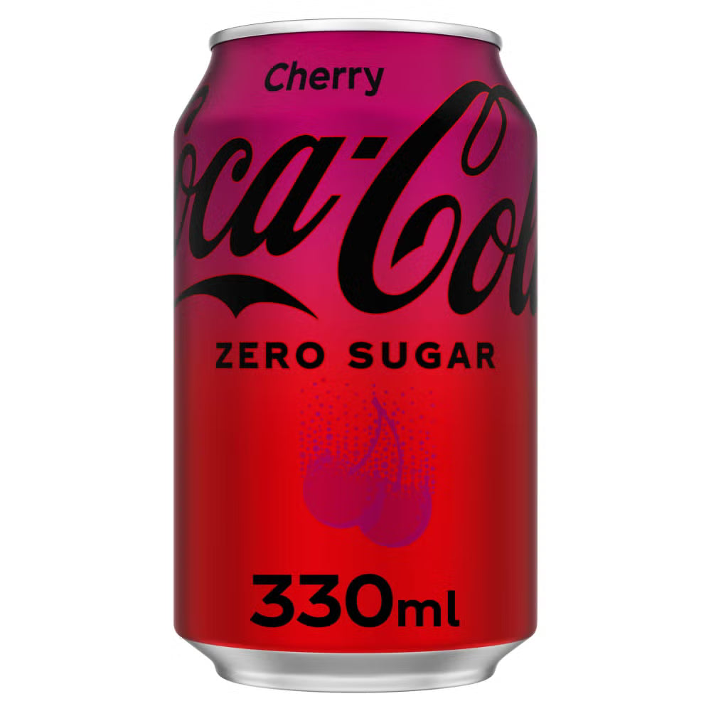 COCA COLA ZERO SUGAR CAN CHERRY (330ml) X 24