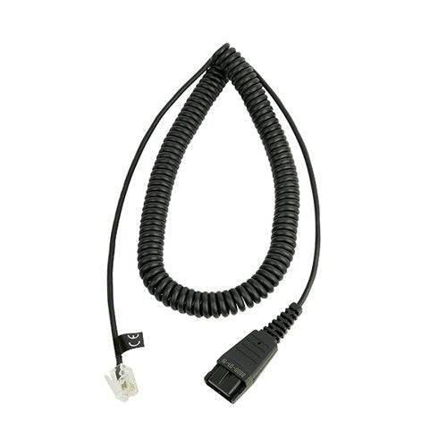 JABRA QUICK DISCONNECT (QD) TO MODULAR RJ9 COILED CORD FOR N
