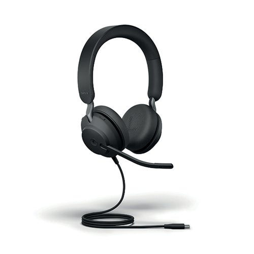 JABRA EVOLVE2 40 SE STEREO WIRED HEADSET USB-C MS TEAMS CERT