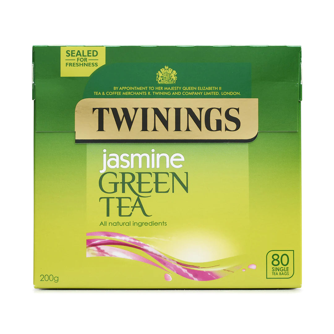 TWININGS GREEN TEA & JASMINE TEA BAGS (80 bags) x 4