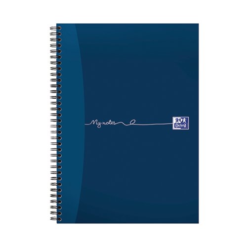 OXFORD MY NOTES CARD COVER WIREBOUND NOTEBOOK 100 PAGES A4 B
