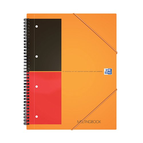 OXFORD INTERNATIONAL WIREBOUND POLYPROPYLENE MEETING BOOK A4