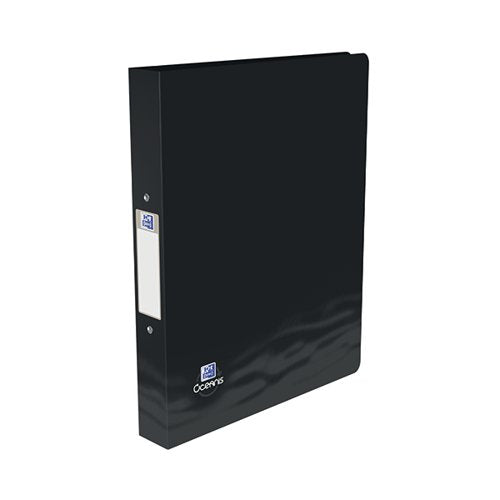 OXFORD OCEANIS 2-O RING BINDER 40MM A4+ BLACK 400177828