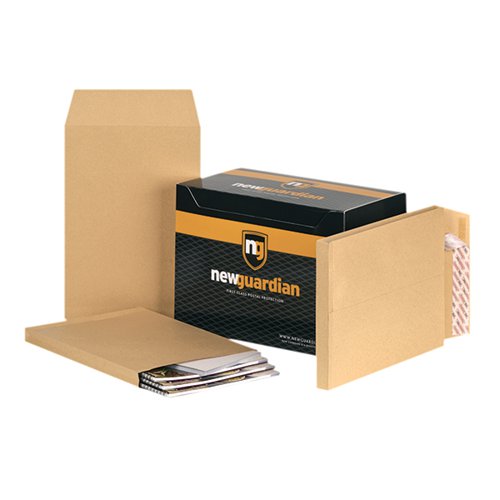 NEW GUARDIAN C4 ENVELOPES GUSSET 130GSM MANILLA (PACK OF 100