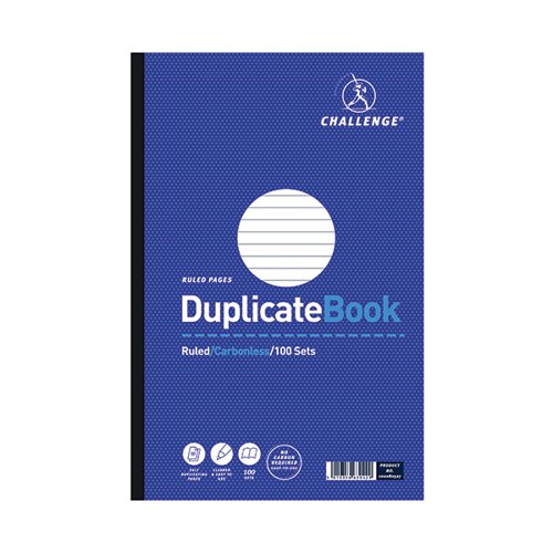 CHALLENGE RULED CARBONLESS DUPLICATE BOOK 100 SETS 297X195MM