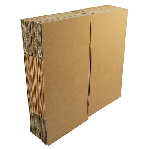 SINGLE WALL CORRUGATED DISPATCH CARTONS 381X330X305MM BROWN