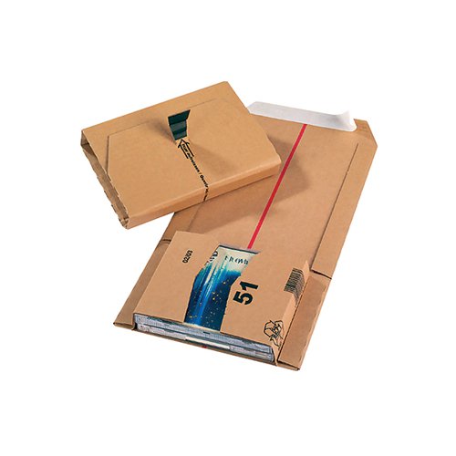 MAILING BOX 145X126X55MM BROWN (PACK OF 25) 11066