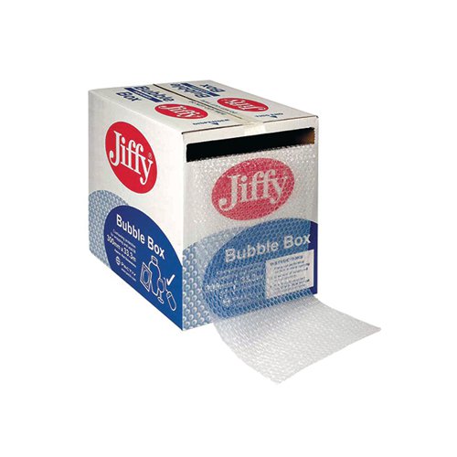 JIFFY BUBBLE BOX ROLL 300MMX50M CLEAR JB-BOX
