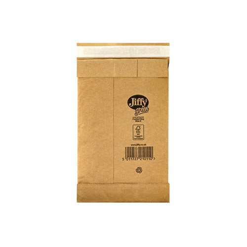 JIFFY PADDED BAG SIZE 0 135X229MM GOLD PB-0 (PACK OF 200) JP