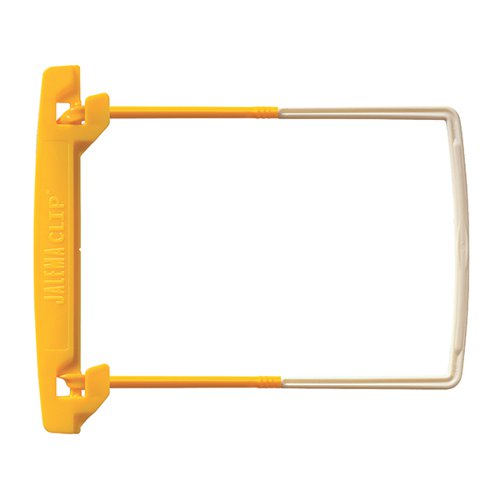 JALEMA SPRING BINDING JALEMA CLIP YELLOW (PACK OF 100) 57100