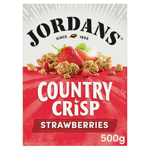 JORDANS COUNTRY CRISP STRAWBERRIES (500g) x 6