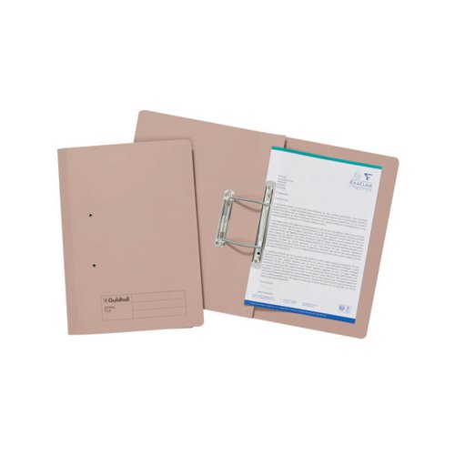 EXACOMPTA GUILDHALL TRANSFER FILE 285GSM FOOLSCAP BUFF (PACK