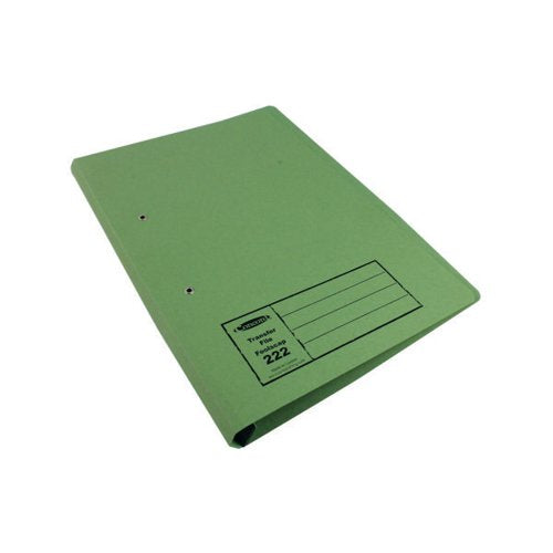 EXACOMPTA GUILDHALL TRANSFER FILE 285GSM FOOLSCAP GREEN (PAC