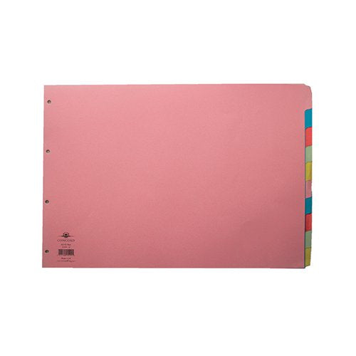 CONCORD DIVIDER 10-PART A3 LANDSCAPE PASTEL COLOURS 70499/J4