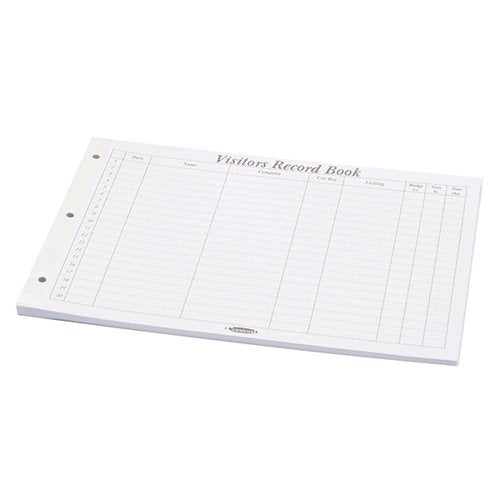 CONCORD VISITOR BOOK REFILL A4 LANDSCAPE (PACK OF 50) 85801/