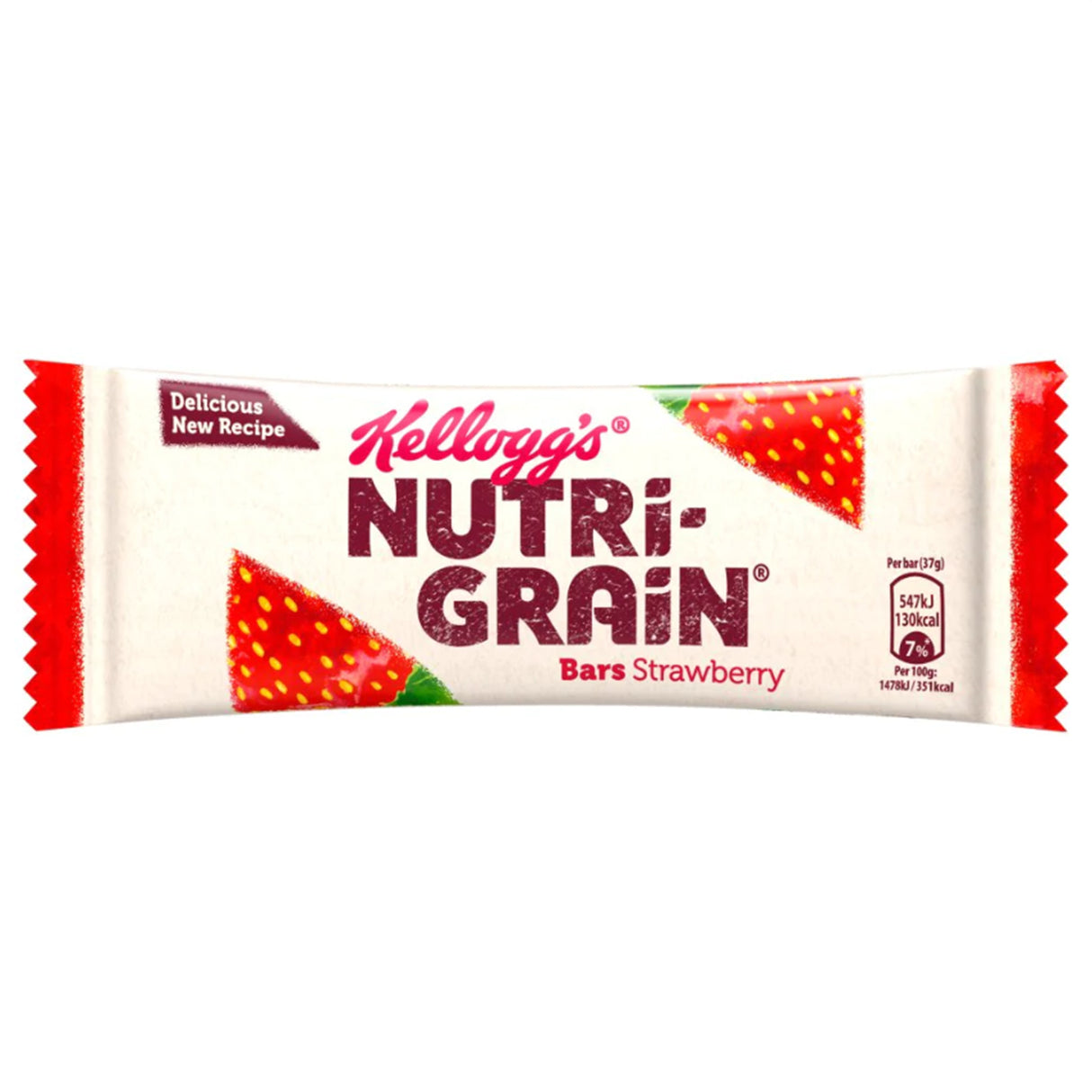 KELLOGG'S NUTRI-GRAIN SOFT & FRUITY STRAWBERRY BARS (37g) x 25