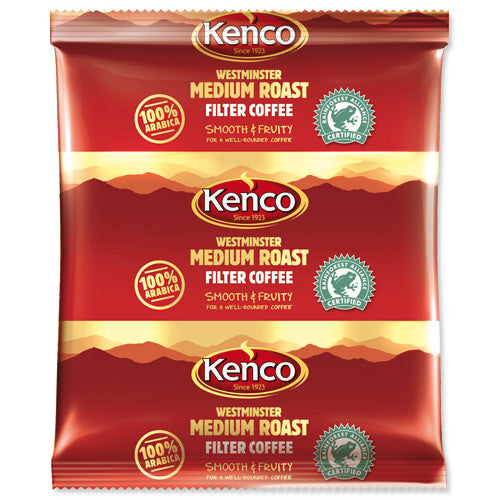 KENCO WESTMINSTER MEDIUM ROAST 100% ARABICA FILTER COFFEE (3-pints) x 50