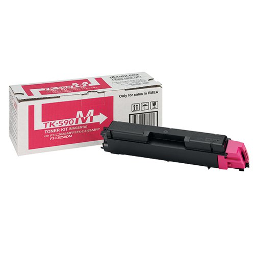 KYOCERA TK-590M TONER CARTRIDGE MAGENTA 1T02KVBNL0