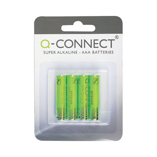Q-CONNECT AAA BATTERY (4 PACK) KF00488