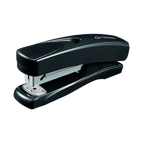Q-CONNECT HALF STRIP PLASTIC STAPLER BLACK KF01056