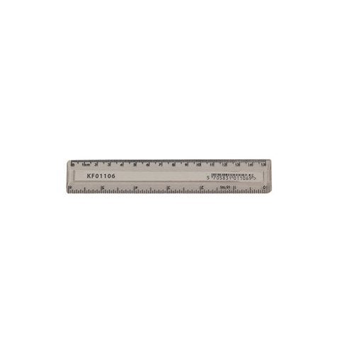 Q-CONNECT ACRYLIC SHATTER RESISTANT RULER 15CM CLEAR (PACK O – Zepbrook