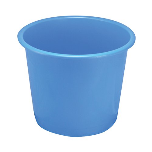 Q-CONNECT WASTE BIN 15 LITRE BLUE CP025KFBLU