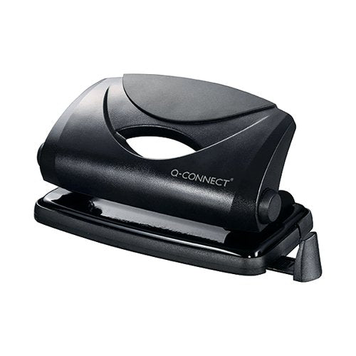 Q-CONNECT LIGHT DUTY HOLE PUNCH BLACK 875